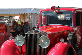 Ein Rolls-Royce als Feuerwehrauto - das war damals gar nicht so selten, die meisten wurden aber später wieder umgebaut - British Car Meeting in Mollis am 28. August 2016