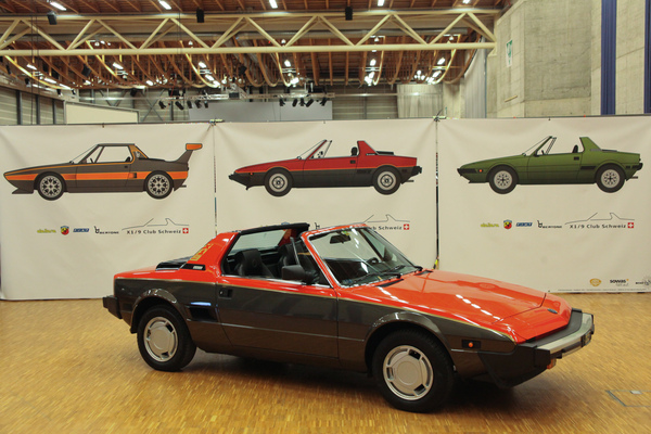 Ein Sondermodell des Fiat X 1/9 auf dem Clubstand - OTM Fribourg 2015