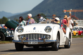 Ein Triumph TR3 - British Car Meeting 2015 in Mollis