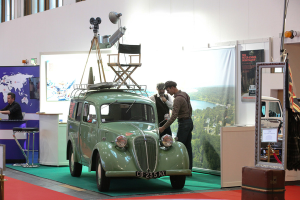 Ein ganz besonderes Filmauto, ein Simca 8 - Motorworld Classics Berlin 2019