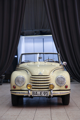 Ein offener Auto Union DKW beim Coys - gesehen an der Techno Classica 2016