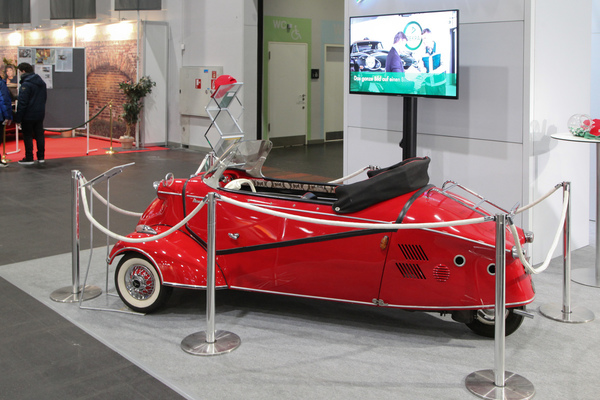 Ein offener Messerschmitt Kabinenroller bei der Dekra - Bremen Classic Motorshow 2019