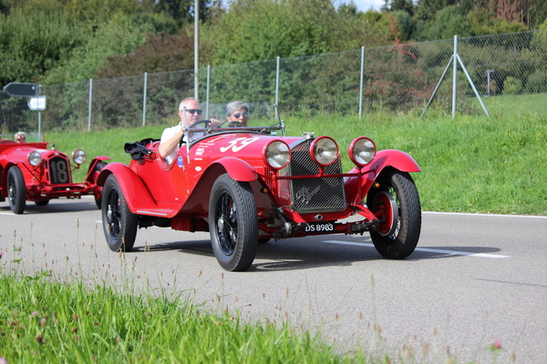 Ein weiterer 6C mit dem 8C im Schlepptau – Passione Alfa Romeo Hinwil 2018