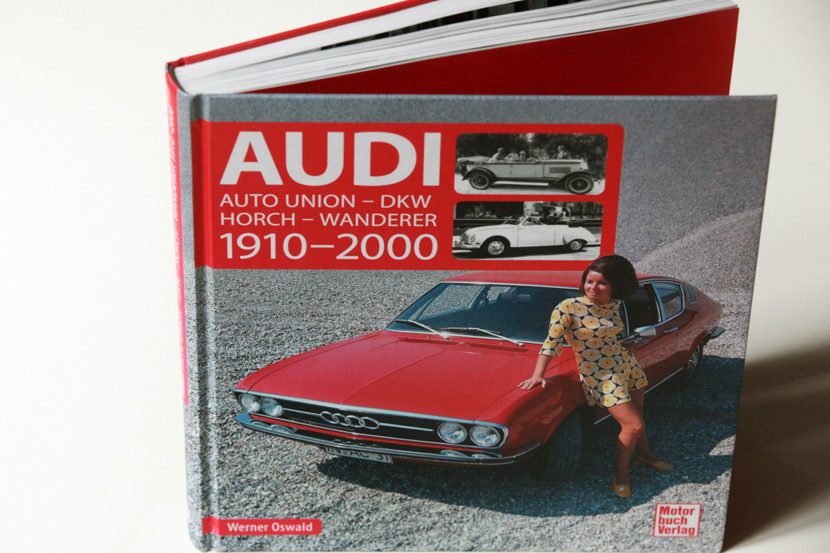 Einband - Buch "Audi – Auto Union - DKW - Horch - Wanderer – 1910-2000"