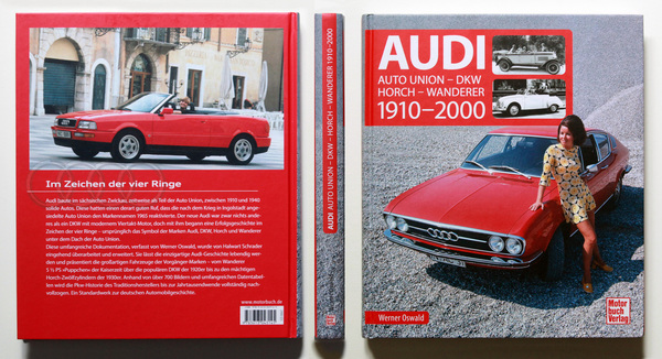 Bild Einband - Buch "Audi – Auto Union - DKW - Horch - Wanderer – 1910-2000"
