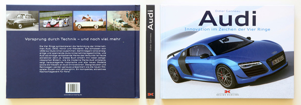 Einband - Buch "Audi - Innovation im Zeichen der vier Ringe"
