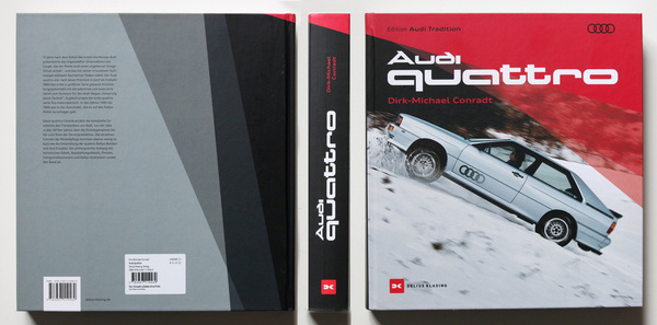 Einband - Buch "Audi quattro"