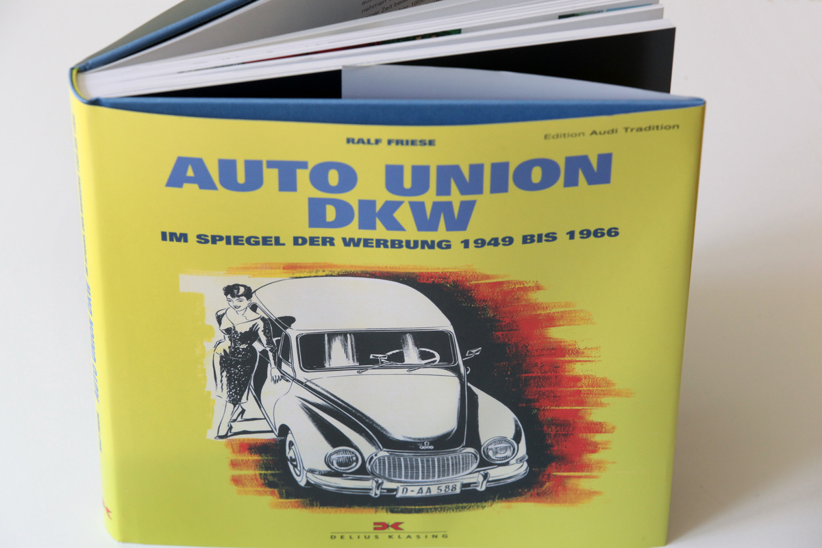 Einband - Buch "Auto Union DKW - Im Spiegel der Werbung 1949 bis 1966"