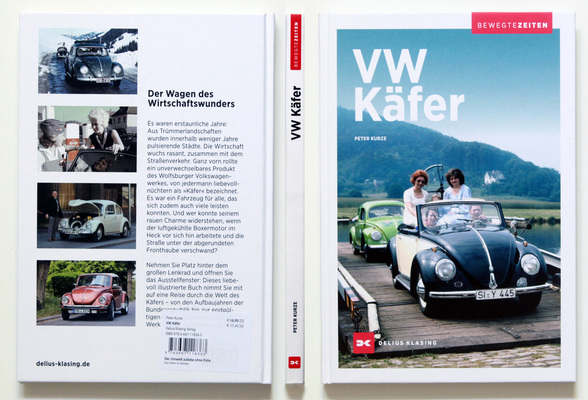 Einband - Buch "Bewegte Zeiten - VW Käfer"