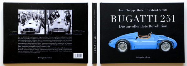 Einband - Buch "Bugatti 251 - Die unvollendete Revolution"