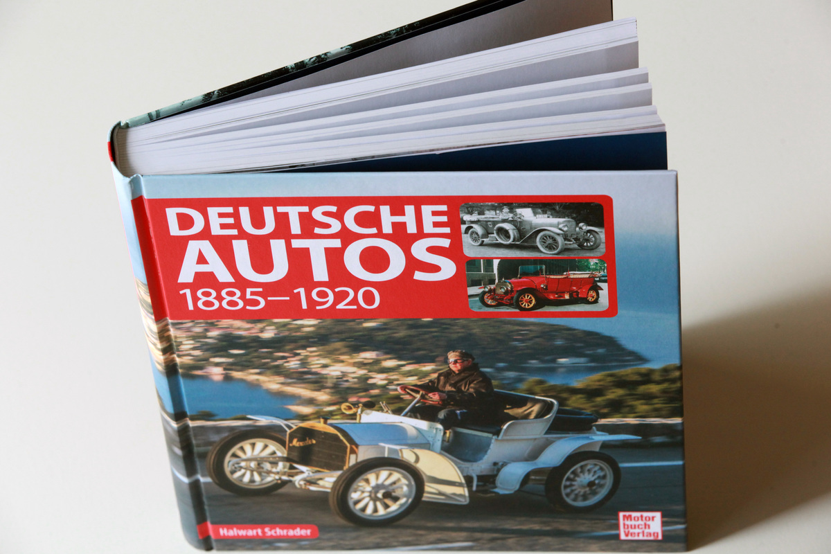 Einband - Buch "Deutsche Autos 1885 - 1920"