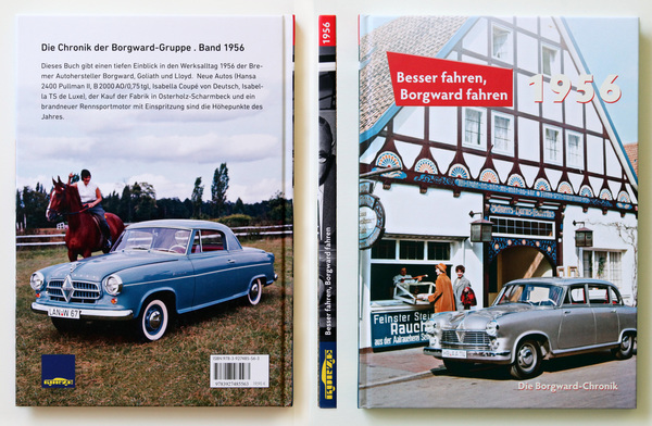 Einband - Buch "Die Borgward-Chronik 1956 - besser fahren, Borgward fahren"