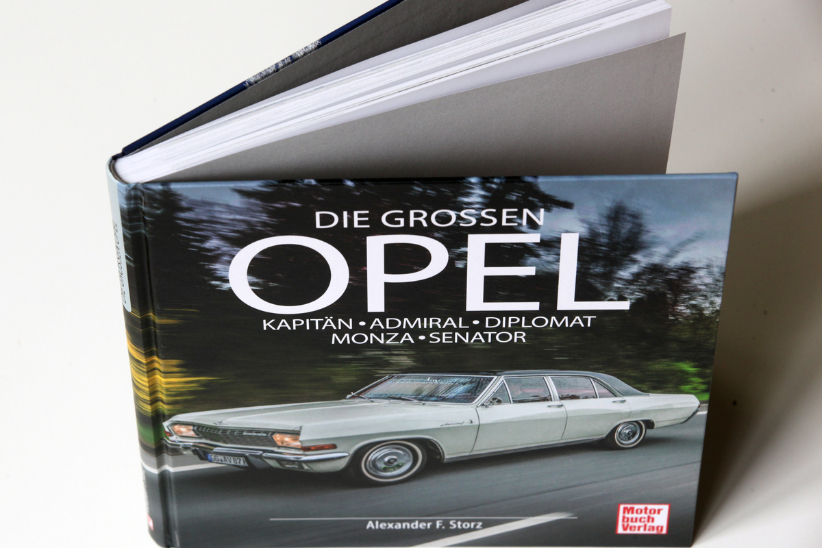 Einband - Buch "Die Großen Opel - Kapitän - Admiral - Diplomat - Monza - Senator"