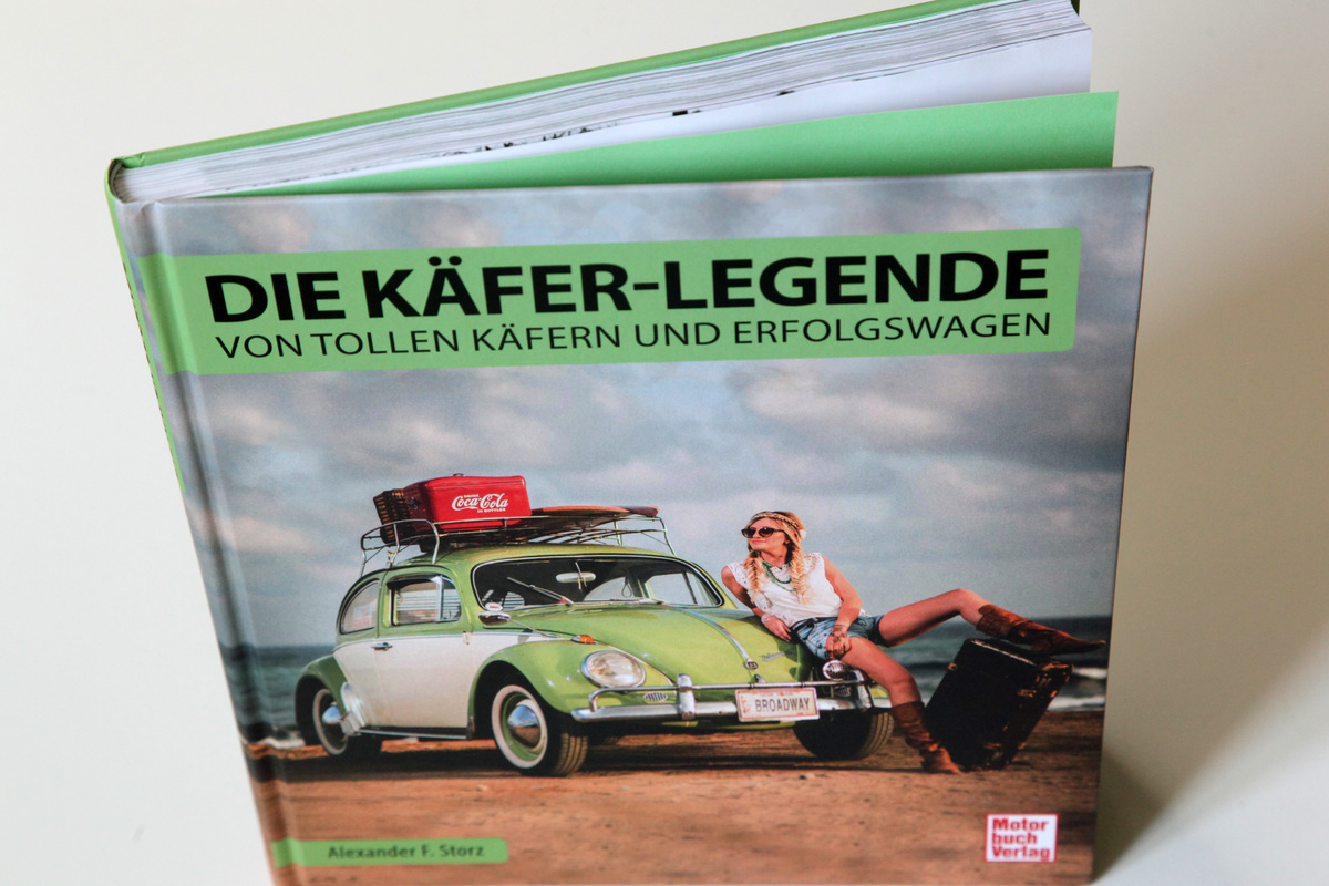 Einband - Buch "Die Käfer-Legende - Von tollen Käfern und Erfolgswagen"