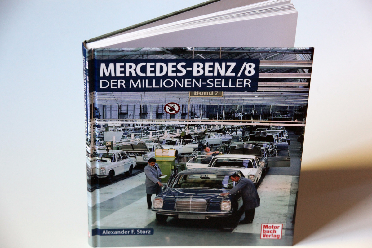 Einband - Buch "Mercedes-Benz/8 - Der Millionenseller"