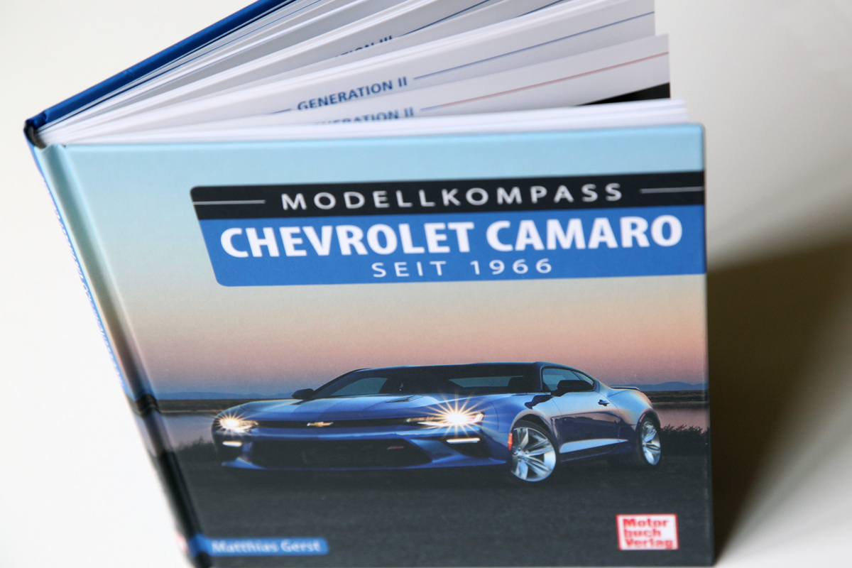 Einband - Buch "Modellkompass Chevrolet Camaro - seit 1966"