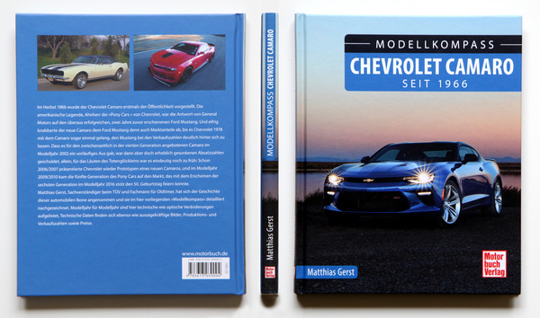 Einband - Buch "Modellkompass Chevrolet Camaro - seit 1966"
