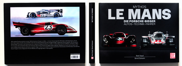 Einband - Buch "Mythos Le Mans - Die Porsche-Sieger. Autos - Technik - Fahrer"