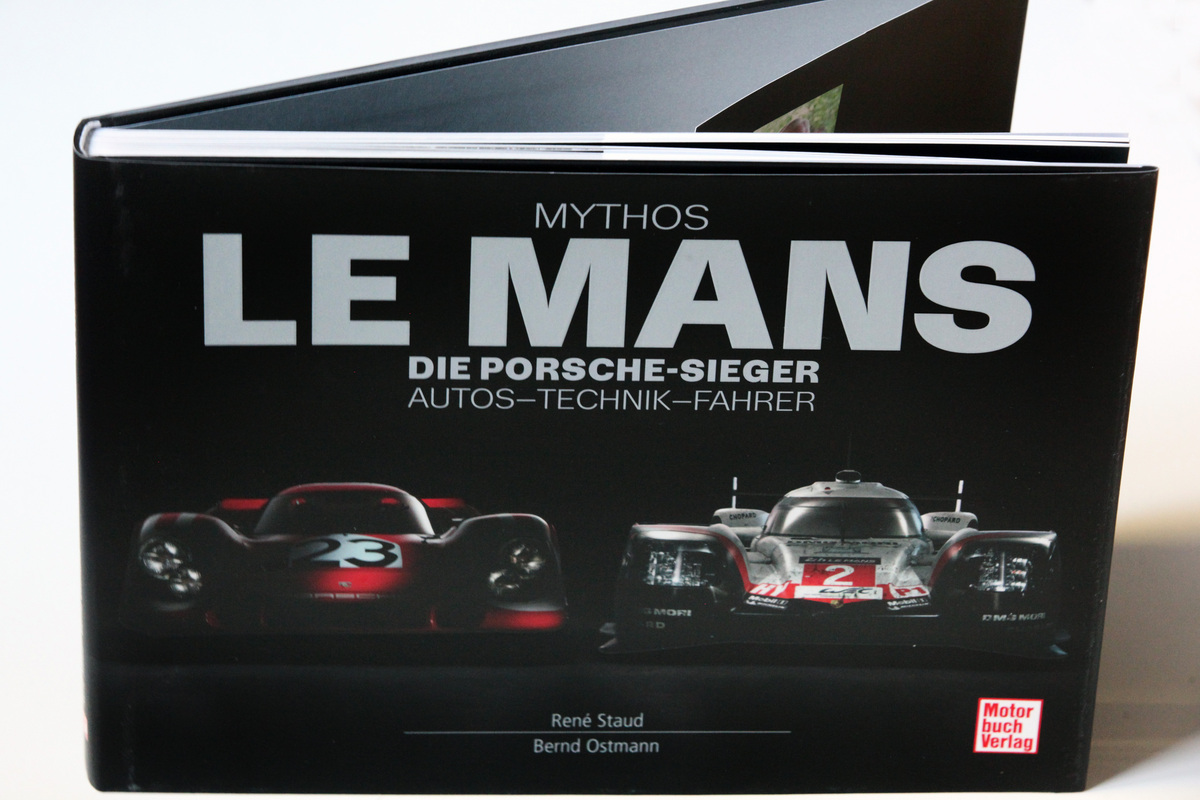 Einband - Buch "Mythos Le Mans - Die Porsche-Sieger. Autos - Technik - Fahrer"