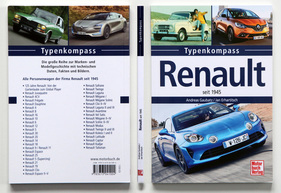 Einband - Buch "Renault Typenkompass" Einband - Buch "Renault Typenkompass"