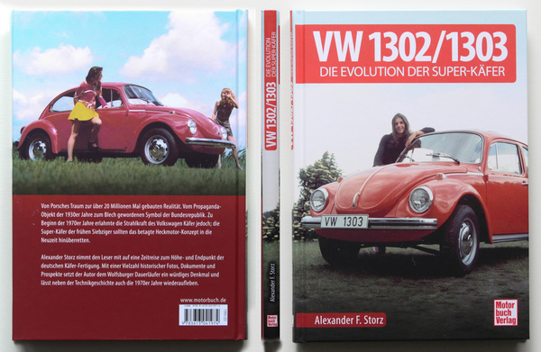 Einband - Buch "VW 1302/103 - die Evolution der Super-Käfer"