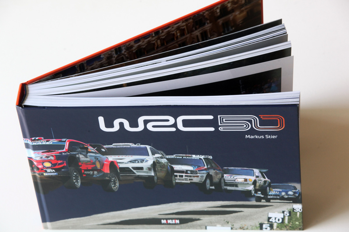 Einband - Buch "WRC 50"