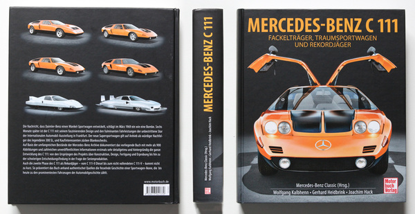 Einband | Mercedes-Benz C 111 – Fackelträger, Traumsportwagen und Rekordjäger
