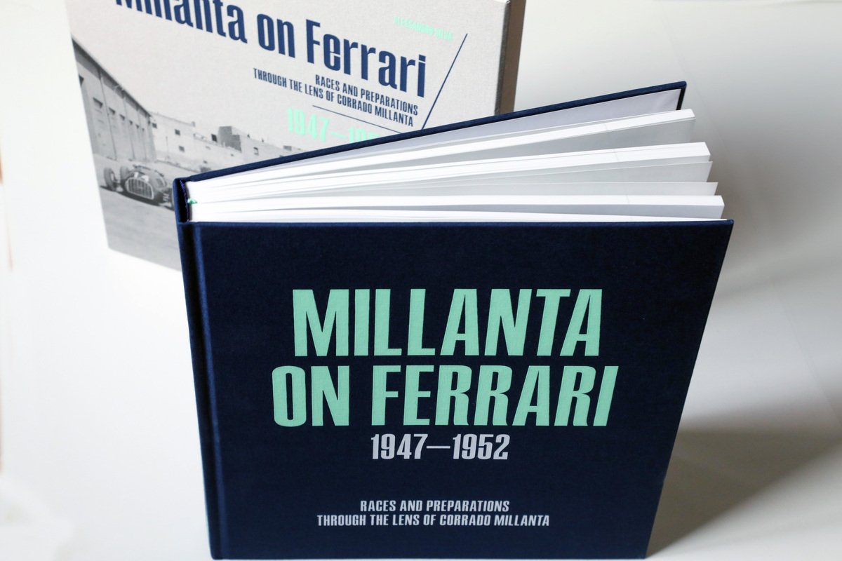 Einband mit Schuber - Buch "Millanta on Ferrari 1947-1952"