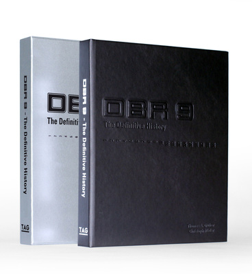 Einband und Schuber - Buch "DBR9 - The Definite History"