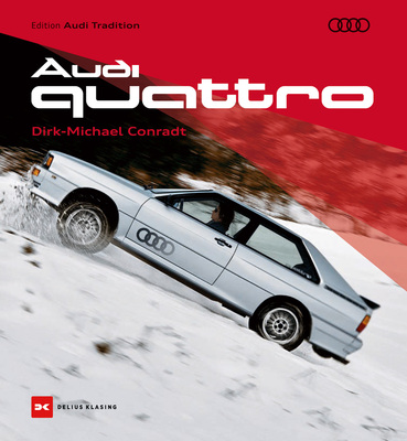 Einband vorne - Buch "Audi quattro"