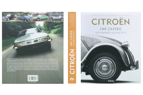 Einband vorne und hinten - Buch "100 Jahre Citroën"