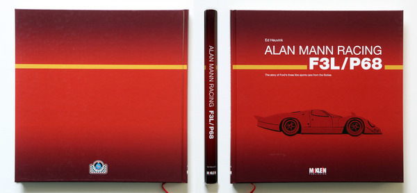 Einband vorne und hinten - Buch "Alan Man Racing F3L / P68 - The story of Ford’s three litre sports cars from the Sixties"