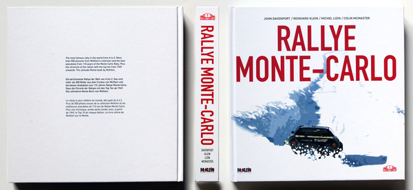 Einband vorne und hinten - Buch "Rallye Monte Carlo (1911-2021)"