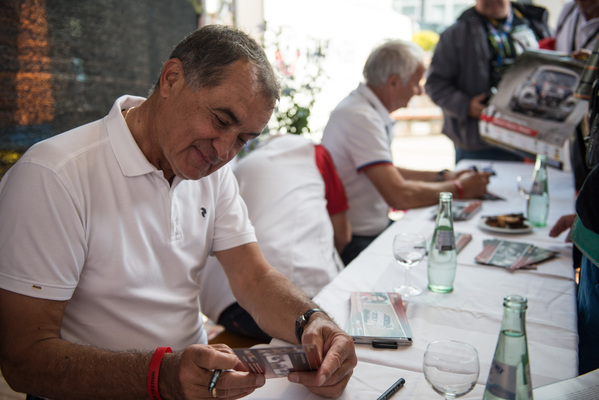 Eindrücke vom ADAC Eifel Rallye Festival 2014 - Autogrammstunde Franz Wittmann
