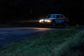 Eindrücke vom ADAC Eifel Rallye Festival 2014 - Der Saab 99 Turbo von 1981 macht seinem Namen alle Ehre