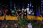 Eindrücke vom ADAC Eifel Rallye Festival 2014 - Gespannt wird das Geschehen von den Zuschauern verfolgt