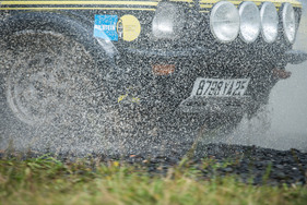 Eindrücke vom ADAC Eifel Rallye Festival 2014 - Hier kommt man ins Schwimmen!