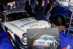 Eindrücke vom ADAC Eifel Rallye Festival 2014 - Rallye-Meile in Daun. Promistand
