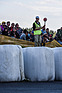 Eindrücke vom ADAC Eifel Rallye Festival 2014 - Überall freiwillge Mitarbeiter