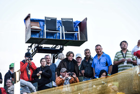 Eindrücke vom ADAC Eifel Rallye Festival 2014 - Zuschauertribüne