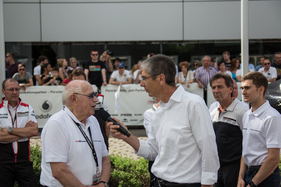Eindrücke vom Anlass "Le Mans & Zuffenhausen" am 13./14. Juni 2015 - Walter Zipser im Gespräch mit Herbert Linge