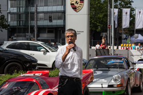Eindrücke vom Anlass "Le Mans & Zuffenhausen" am 13./14. Juni 2015 - Walter Zipser moderiert die Le-Mans-Show Eindrücke vom Anlass "Le Mans & Zuffenhausen" am 13./14. Juni 2015 - Walter Zipser moderiert die Le-Mans-Show