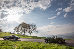 Eindrücke vom Michaelskreuzrennen 2014 - MG A vor Morgan bei der Bergfahrt Eindrücke vom Michaelskreuzrennen 2014 - MG A vor Morgan bei der Bergfahrt