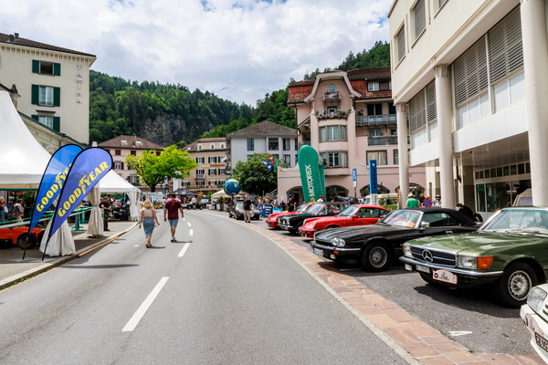 Eindrücke vom Oldtimertreffen Bad Ragaz Sonntag