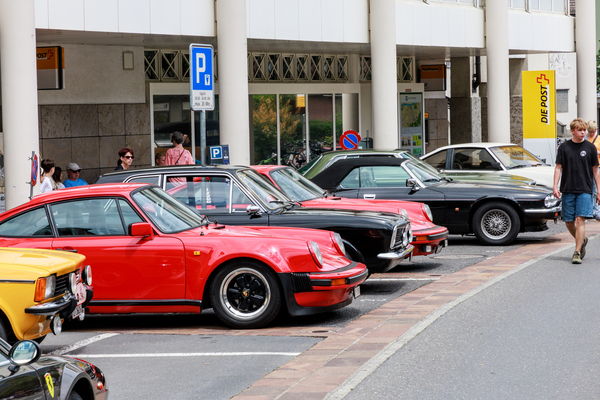 Eindrücke vom Oldtimertreffen Bad Ragaz Sonntag
