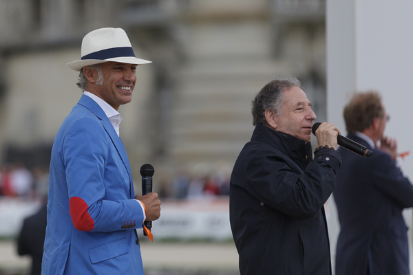 Eindrücke von Chantilly Arts & Elégance 2016 - Paul Belmondo und Jean Todt