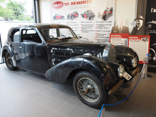 Eindrücke von der Bugatti-Ausstellung im Museum Autovision 2015