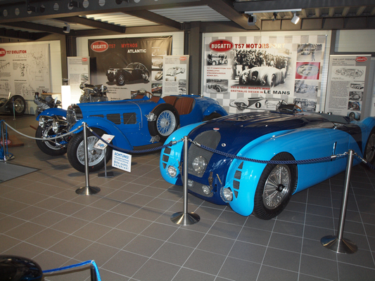 Bild Eindrücke von der Bugatti-Ausstellung im Museum Autovision 2015
