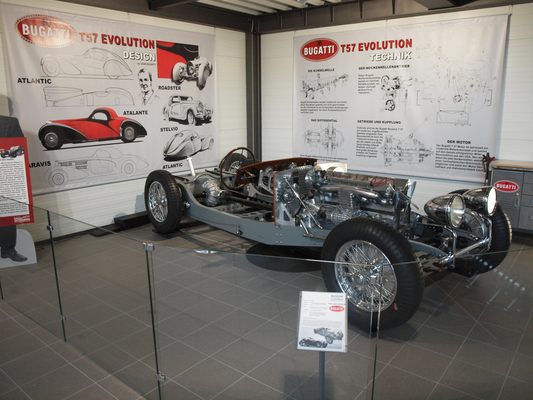 Eindrücke von der Bugatti-Ausstellung im Museum Autovision 2015