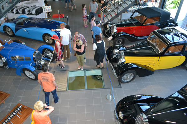 Eindrücke von der Bugatti-Ausstellung im Museum Autovision 2015